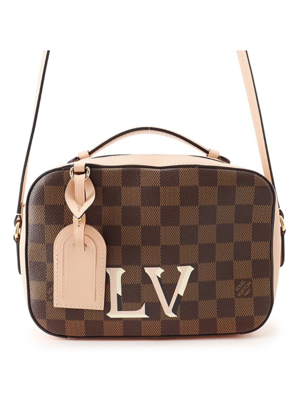 Louis Vuitton Shoulder Pouch Damier Ebene Santa Monica